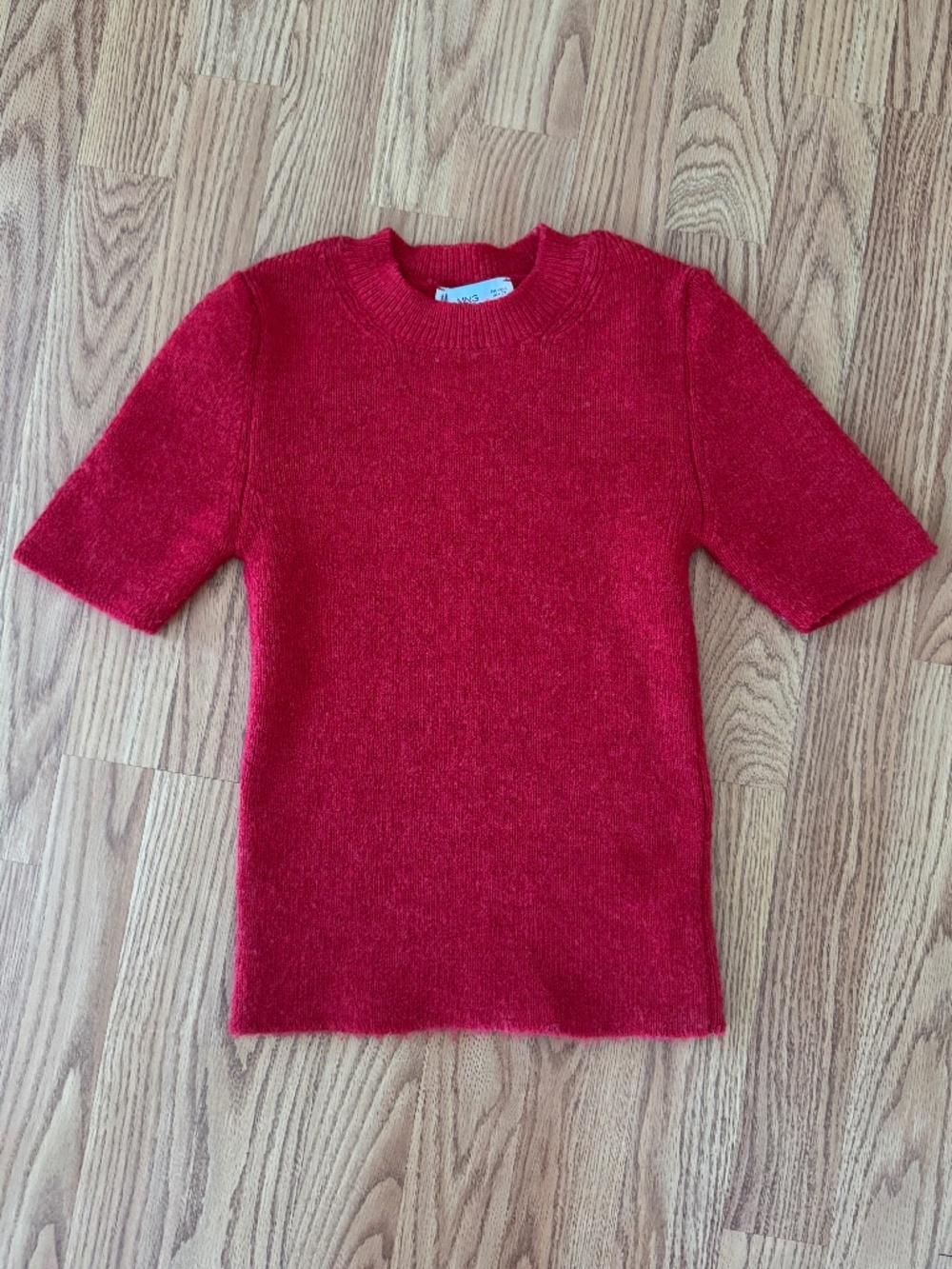 Ming Wang Short Sleeve Sweater Top